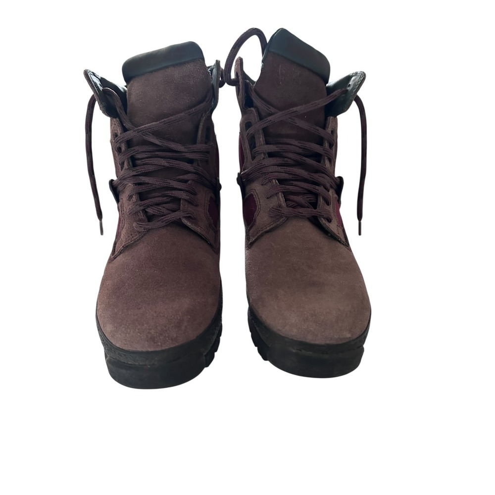 Timberland Field‎ Boots Suede Burgundy Brown Thinsulate 95316 Womens 8.5 M
